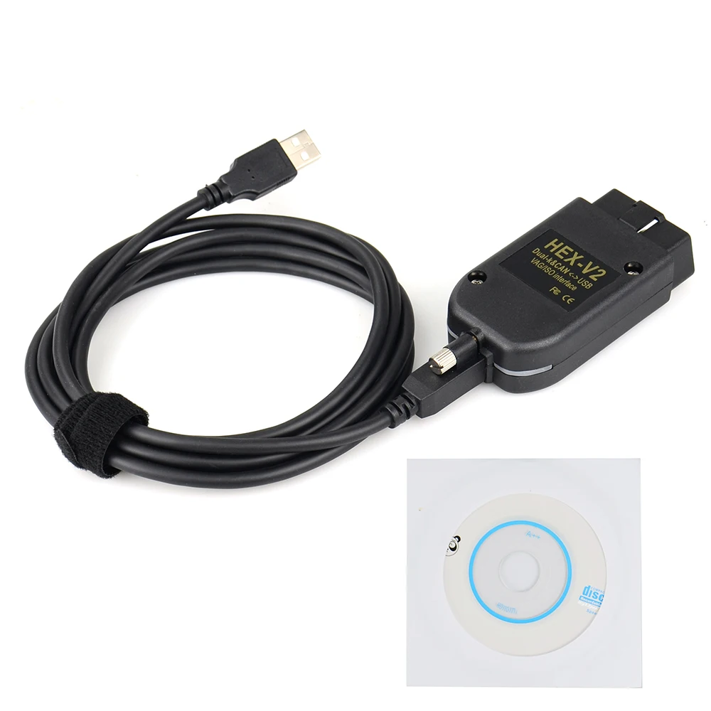 Newest V23.11 V-CDS V-AGCOM Scanner Tools Scanner Diagnostic Cable HEX V2 OBD Tools FOR V-W A-UDI S-koda S-eat