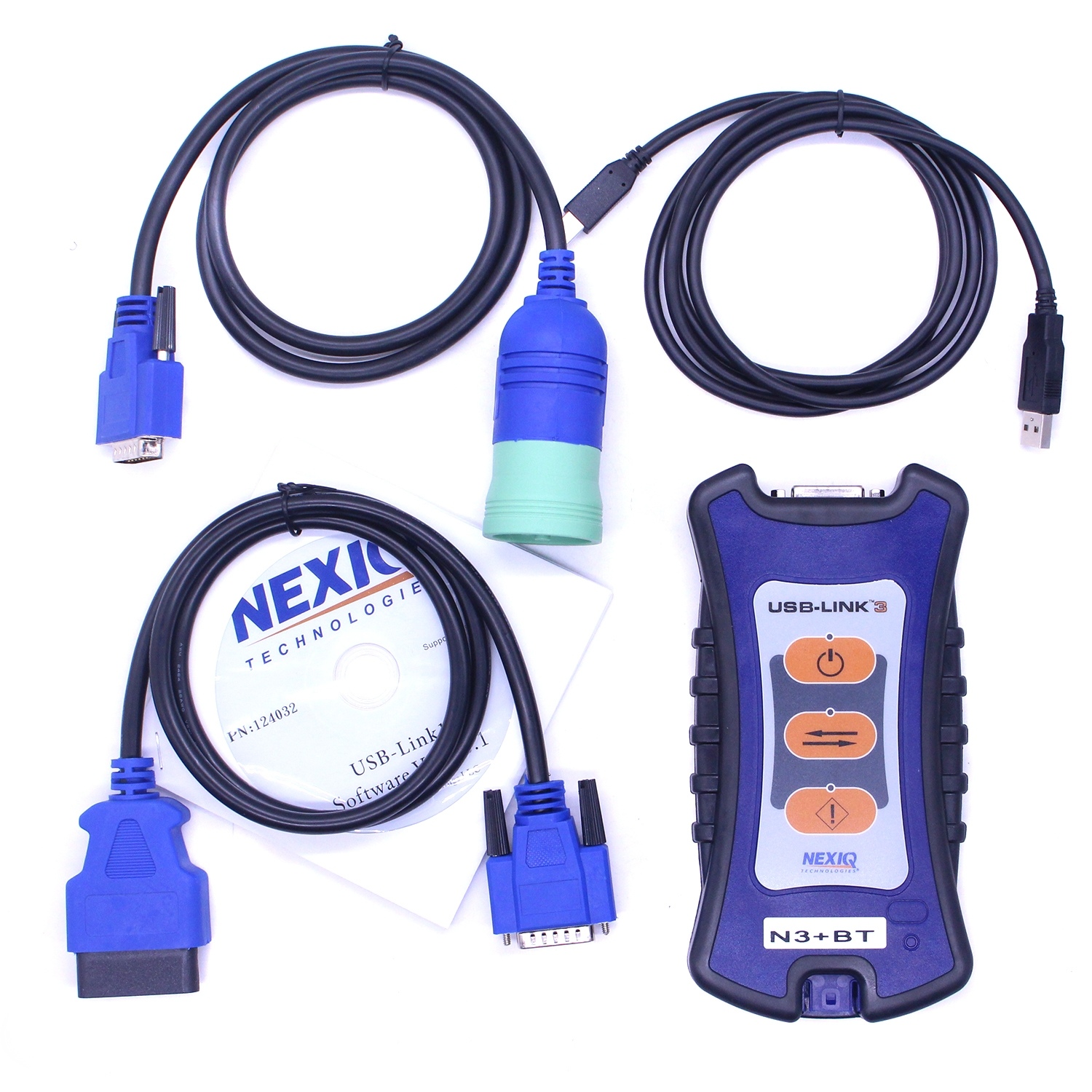 For Nexiq3 121054 Usb Link3 Diagnostic Tool Data Link Adapter for Universal Truck Excavator Detroit Diesel